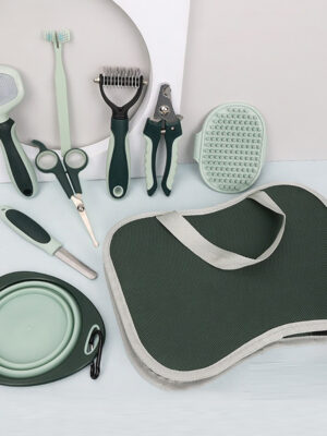Dog Clippers, Professional Dog Grooming Kit, Cordless Dog Grooming Clippers For Thick Coats, Dog Hair Trimmer, Low Noise Dog Shaver Clippers, Quiet Pet Hair Clippers For Dogs Cats  Dog Grooming Kit